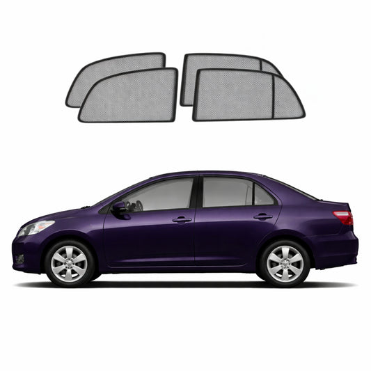 Toyota Yaris/Belta/Vios Sedan Car Window Shades (XP90; 2005-2012)