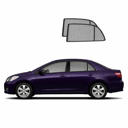 Toyota Yaris/Belta/Vios Sedan Car Rear Window Shades (XP90; 2005-2012)