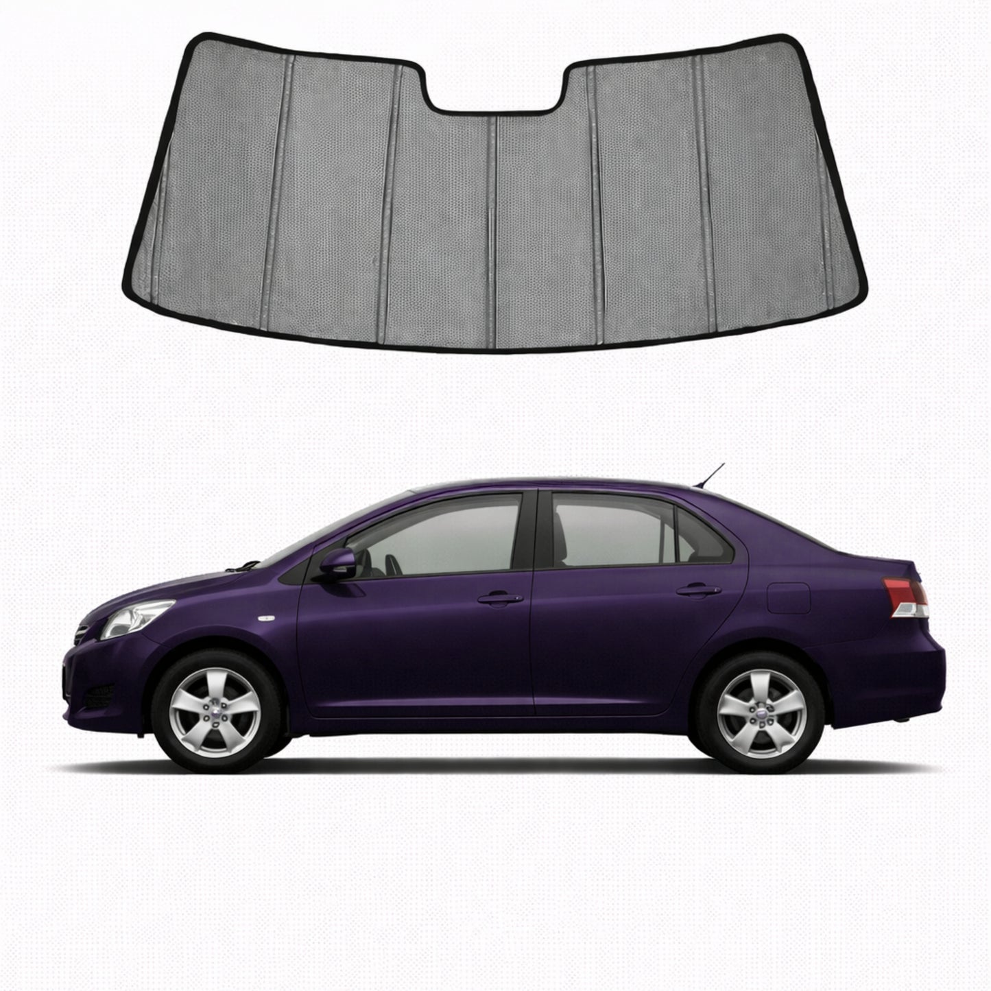 Toyota Yaris/Belta/Vios Sedan/Hatchback Front Windscreen Sun Shade (XP90; 2005-2012)