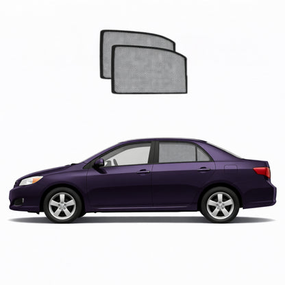 Toyota Corolla Sedan 10th Generation Car Rear Window Shades (E140/E150; 2006-2013)