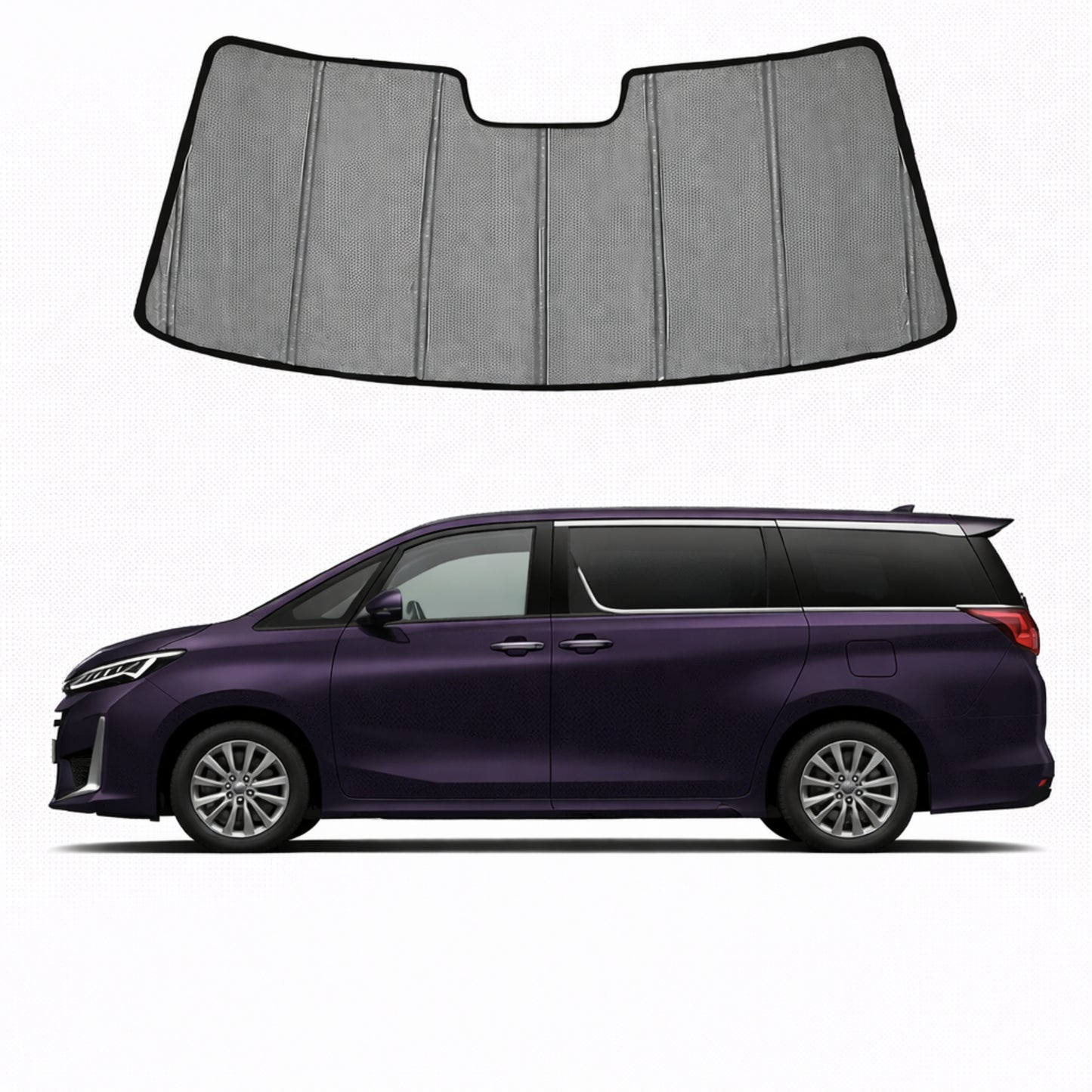 Toyota Alphard/Vellfire 4th Generation Front Windscreen Sun Shade (AH40; 2023-Present)