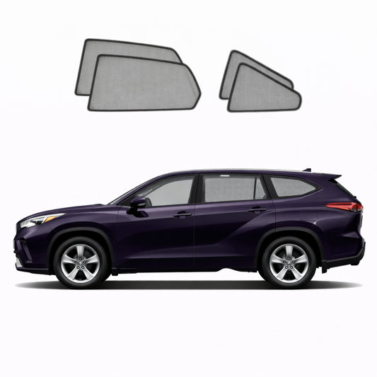 Toyota Kluger/Highlander 4th Generation Car Rear Window Shades (XU70; 2019-Present)