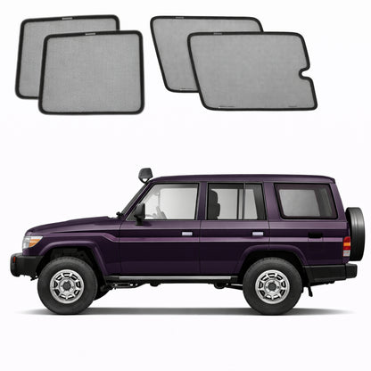 Toyota LandCruiser 70 Series SUV Car Window Shades (76 Series; 1984-Present)
