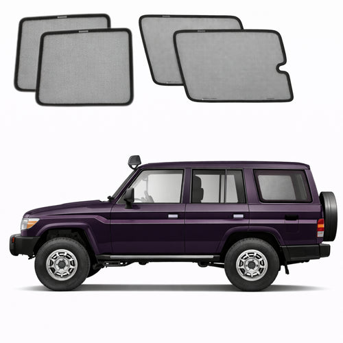 Toyota LandCruiser 70 Series SUV Car Window Shades (76 Series; 1984-Present)
