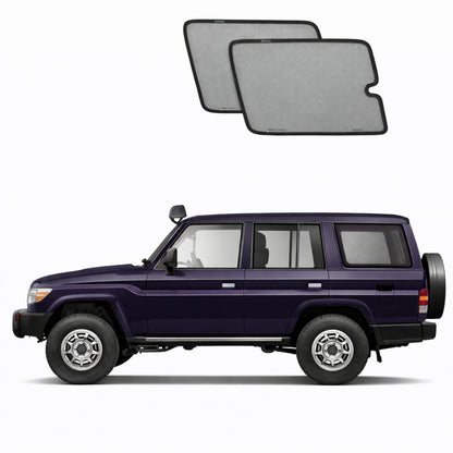 Toyota LandCruiser 70 Series SUV Port Window Shades (76 Series; 1984-Present)