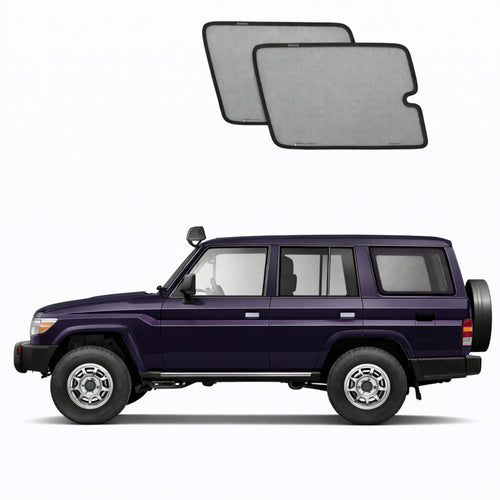 Toyota LandCruiser 70 Series SUV Port Window Shades (76 Series; 1984-Present)
