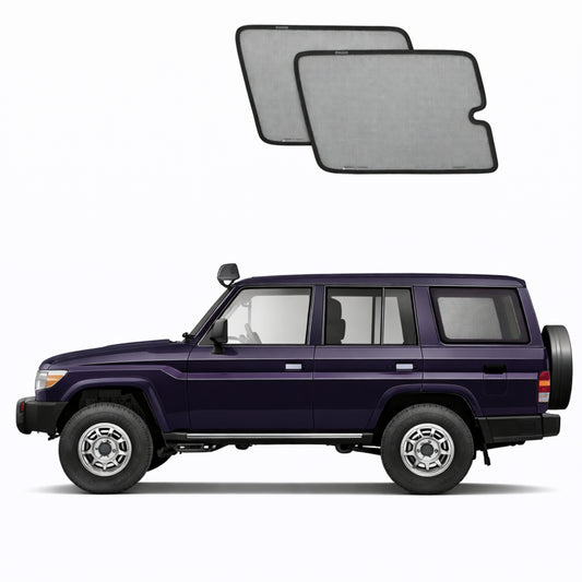 Toyota LandCruiser 70 Series SUV Port Window Shades (76 Series; 1984-Present)