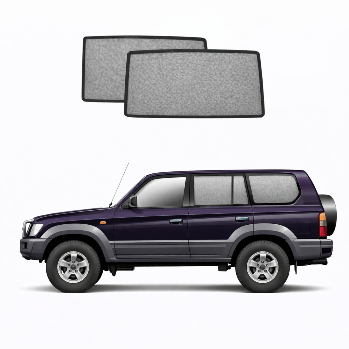 Toyota LandCruiser Prado 90/95 Series Car Rear Window Shades (J90/J95; 1996-2002)