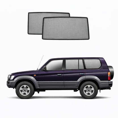 Toyota LandCruiser Prado 90/95 Series Car Rear Window Shades (J90/J95; 1996-2002)