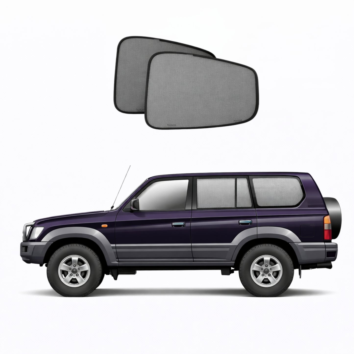 Toyota LandCruiser Prado 90/95 Series Port Window Shades (J90/J95; 1996-2002)