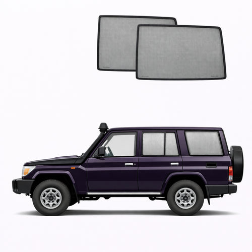 Toyota LandCruiser 70 Series Car Rear Window Shades (76/79 Series; 1984-Present)