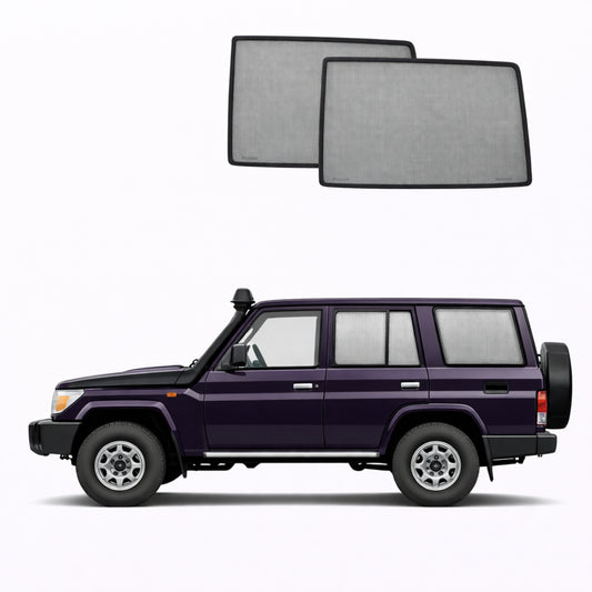 Toyota LandCruiser 70 Series Car Rear Window Shades (76/79 Series; 1984-Present)