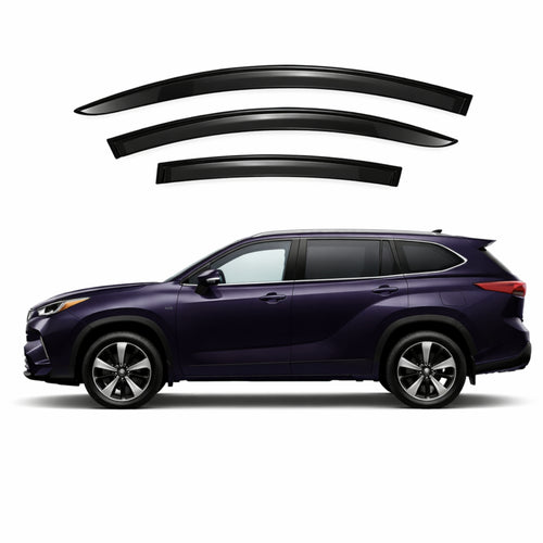 Toyota Kluger/Highlander 4th Generation Car Weather Shields (XU70; 2019-Present)
