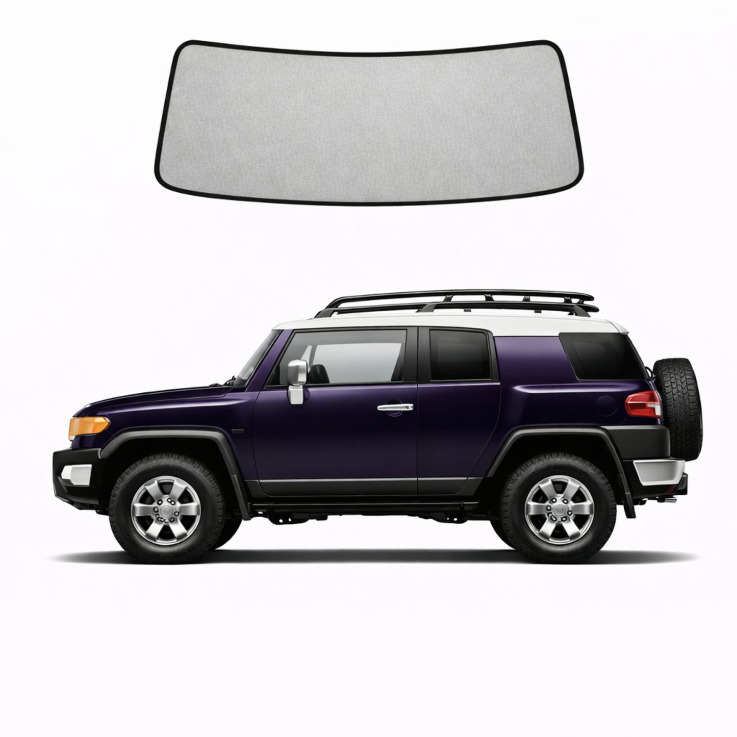 Toyota FJ Cruiser Front Windscreen Sun Shade (2006-2022)