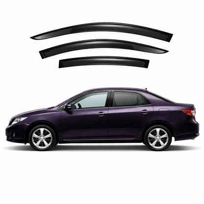 Toyota Corolla Sedan 10th Generation Car Weather Shields (E140/E150; 2006-2013)