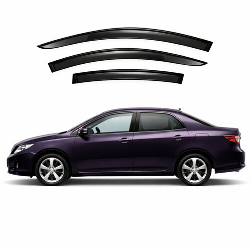 Toyota Corolla Sedan 10th Generation Car Weather Shields (E140/E150; 2006-2013)