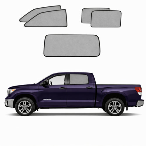 Toyota Tundra Double Cab 2nd Generation Car Window Shades (XK50; 2007-2021)