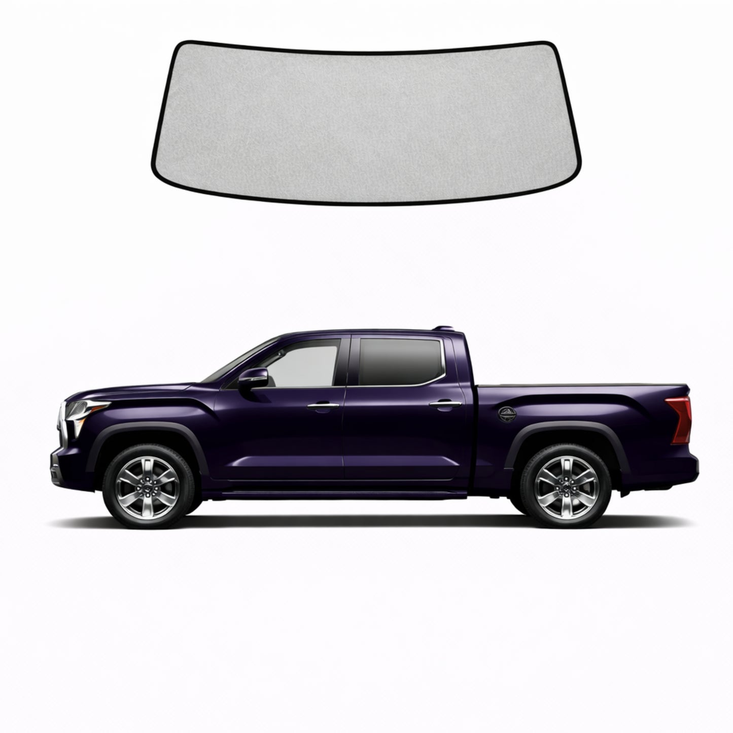 Toyota Tundra 3rd Generation Front Windscreen Sun Shade (XK70; 2021-Present)