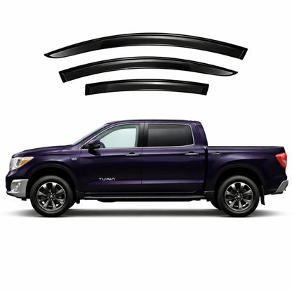 Toyota Tundra CrewMax 2nd Generation Car Weather Shields (XK50; 2007-2021)