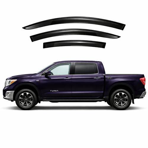 Toyota Tundra CrewMax 2nd Generation Car Weather Shields (XK50; 2007-2021)