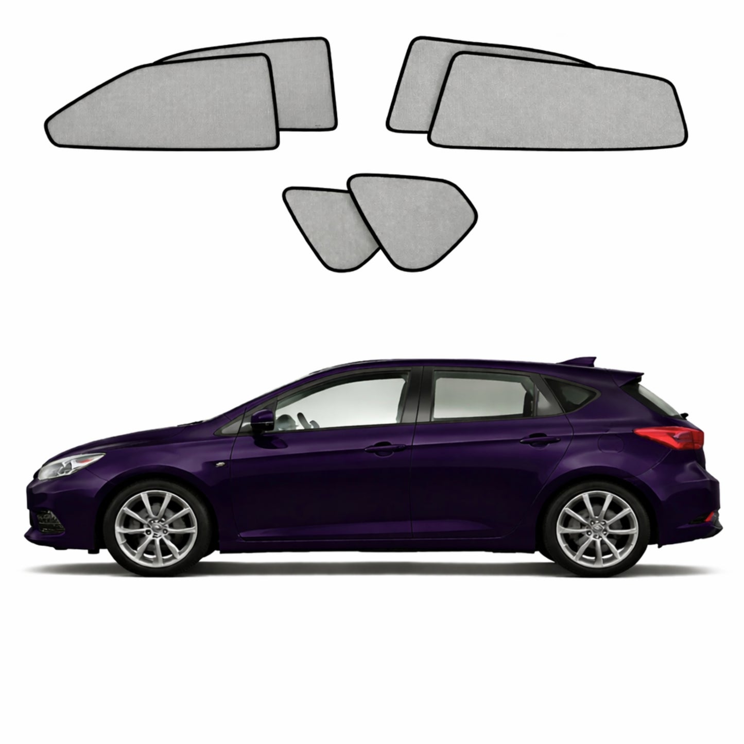 Toyota Corolla | Scion IM Hatchback 11th Generation Car Window Shades (E180; 2012-2019)