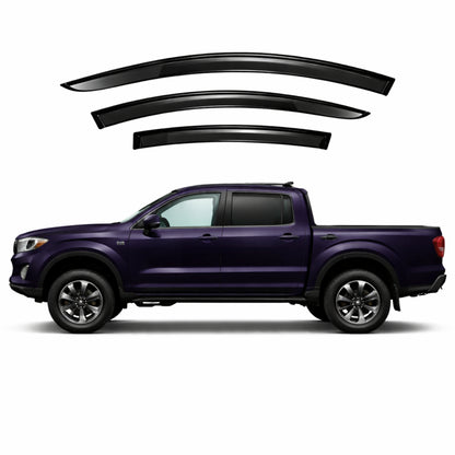 Toyota Tacoma Double Cab 3rd Generation Car Weather Shields (N300; 2015-2023)