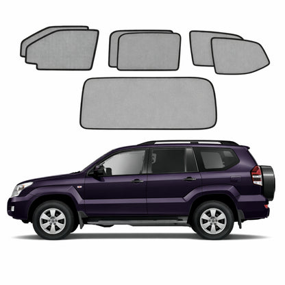 Toyota LandCruiser Prado 120 Series Car Window Shades (J120; 2003-2009)