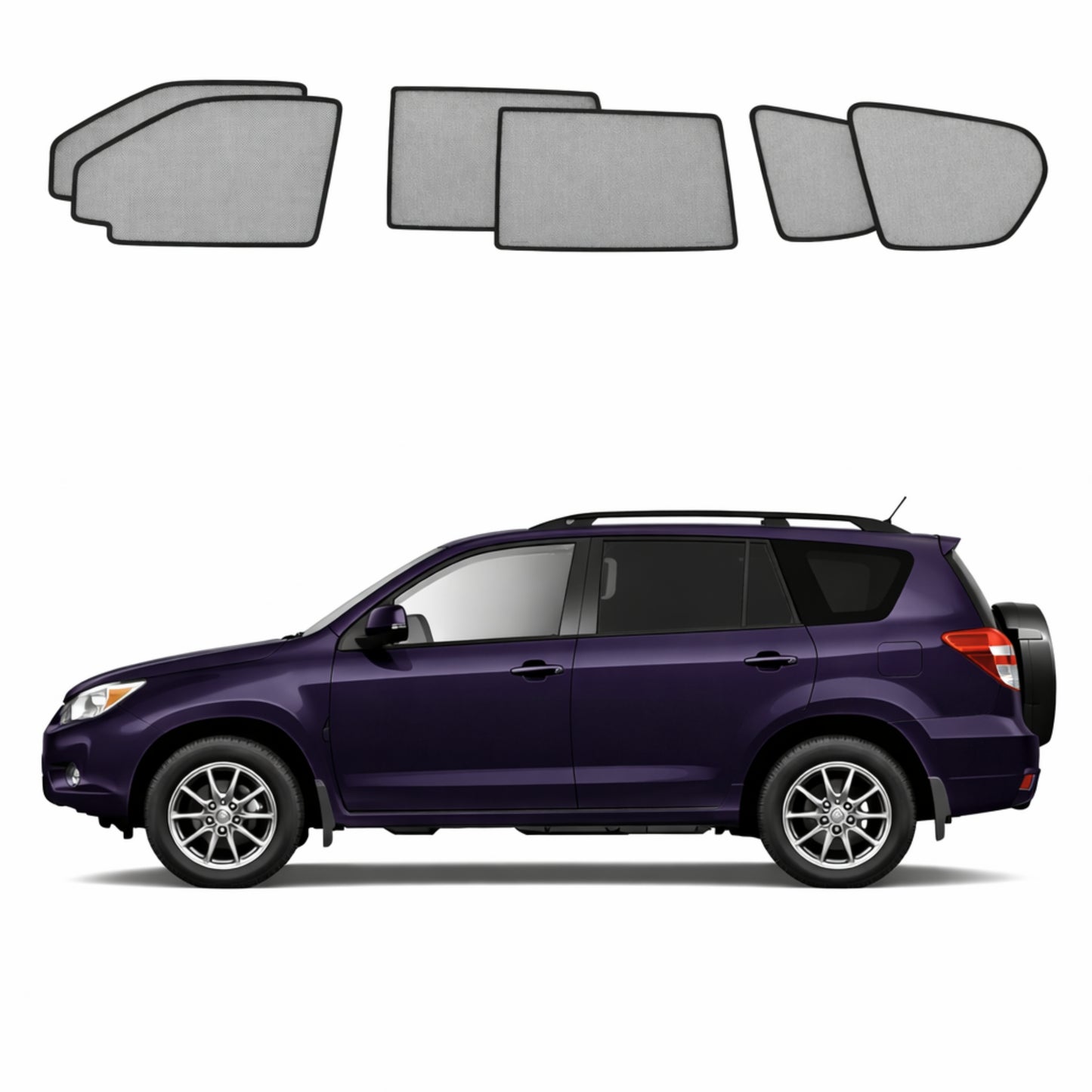 Toyota RAV4/Vanguard 3rd Generation Car Window Shades (XA30; 2006-2012)