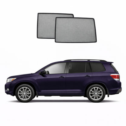Toyota Kluger/Highlander 2nd Generation Car Rear Window Shades (XU40; 2007-2013)