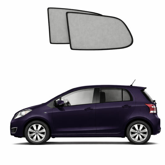 Toyota Yaris/Vitz Hatchback 2nd Generation Car Rear Window Shades (XP90; 2006-2011)