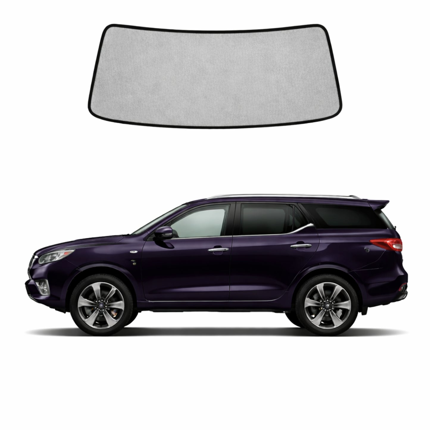 Toyota Fortuner/SW4 2nd Generation Front Windscreen Sun Shade (AN150/AN160; 2015-Present)