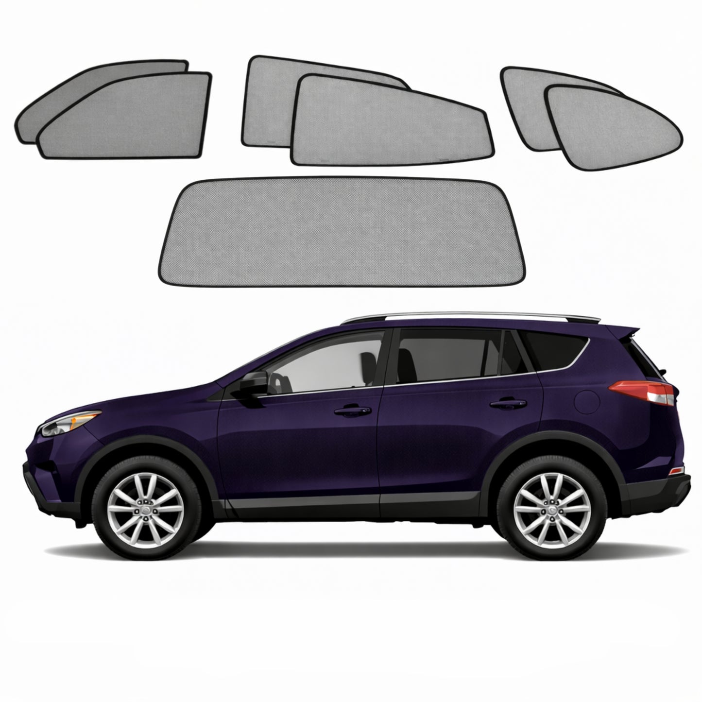 Toyota RAV4 4th Generation Car Window Shades (XA40; 2013-2018)