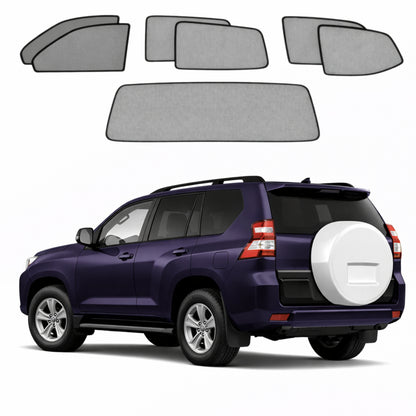 Toyota LandCruiser Prado 150 Series Car Window Shades (J150: 2009-2023)