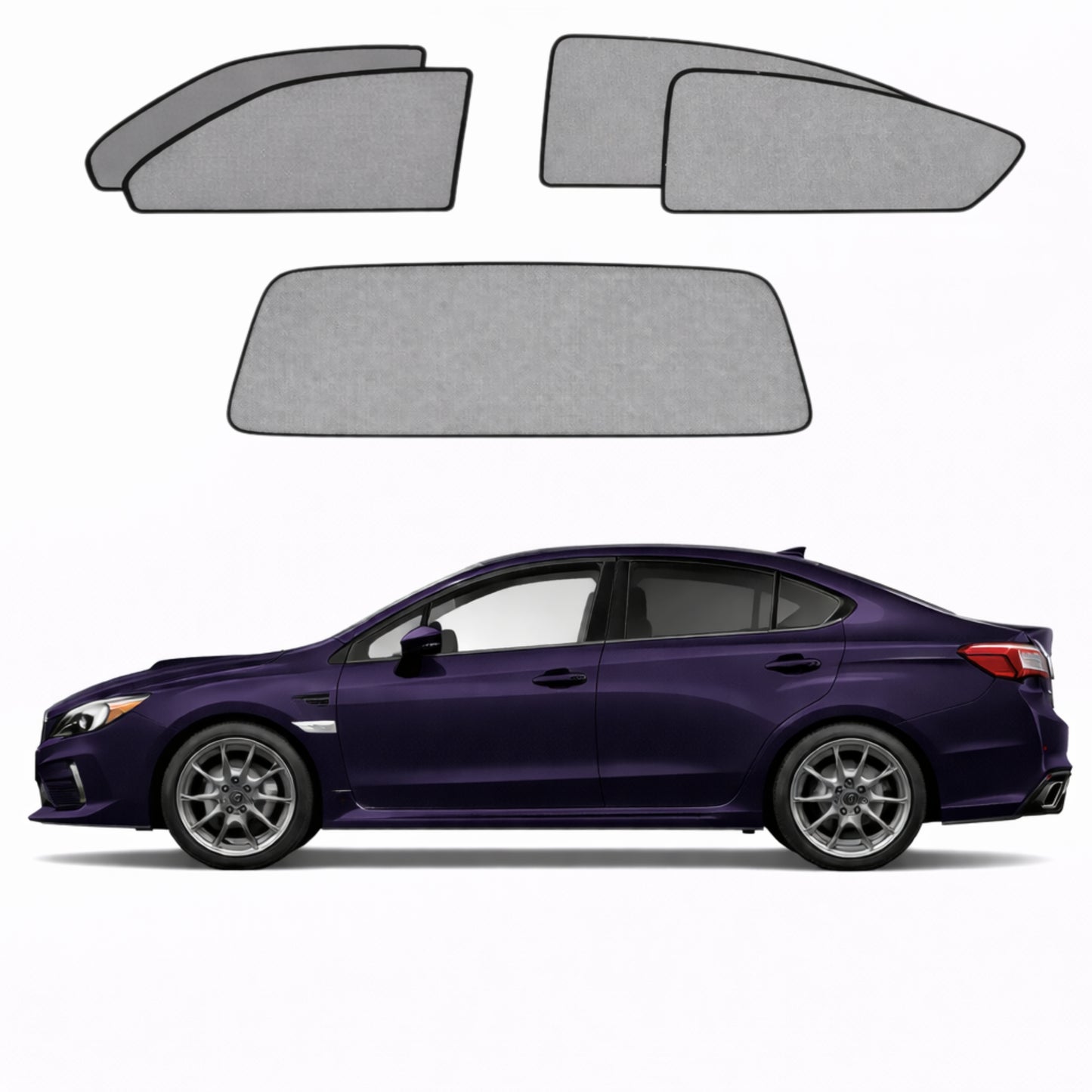 Subaru WRX Sedan 2nd Generation Car Window Shades (VB; 2021-Present)