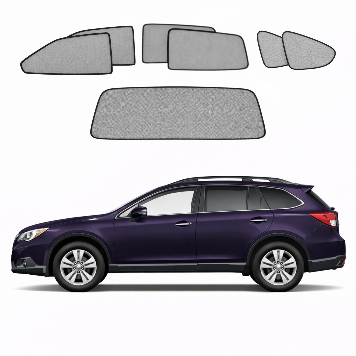 Subaru Outback 4th Generation Car Window Shades (2009-2014)