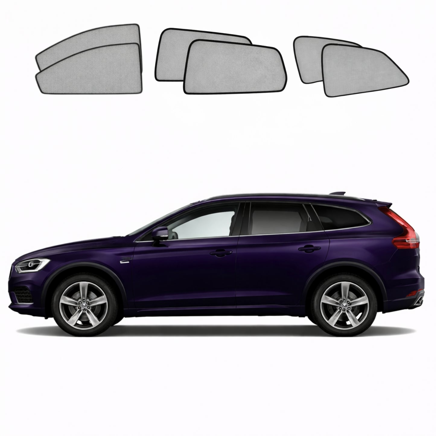 Volvo XC60 1st Generation Car Window Shades (2009-2017)