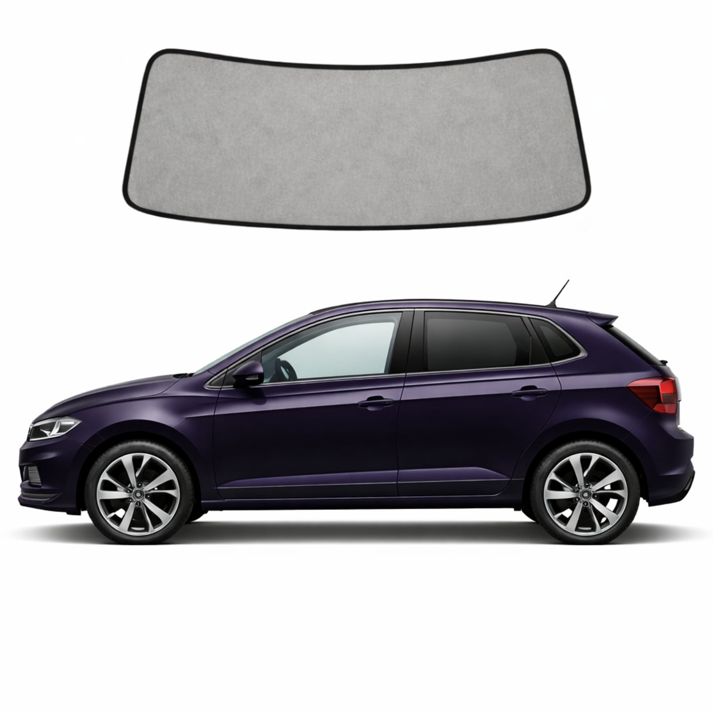 Volkswagen Polo 6th Generation Front Windscreen Sun Shade (MK6/Typ AW; 2018-Present)