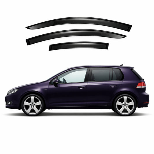 Volkswagen Golf Hatchback 5th/6th Generation Car Weather Shields (MK5/MK6/Typ 1K/5K; 2003-2013)