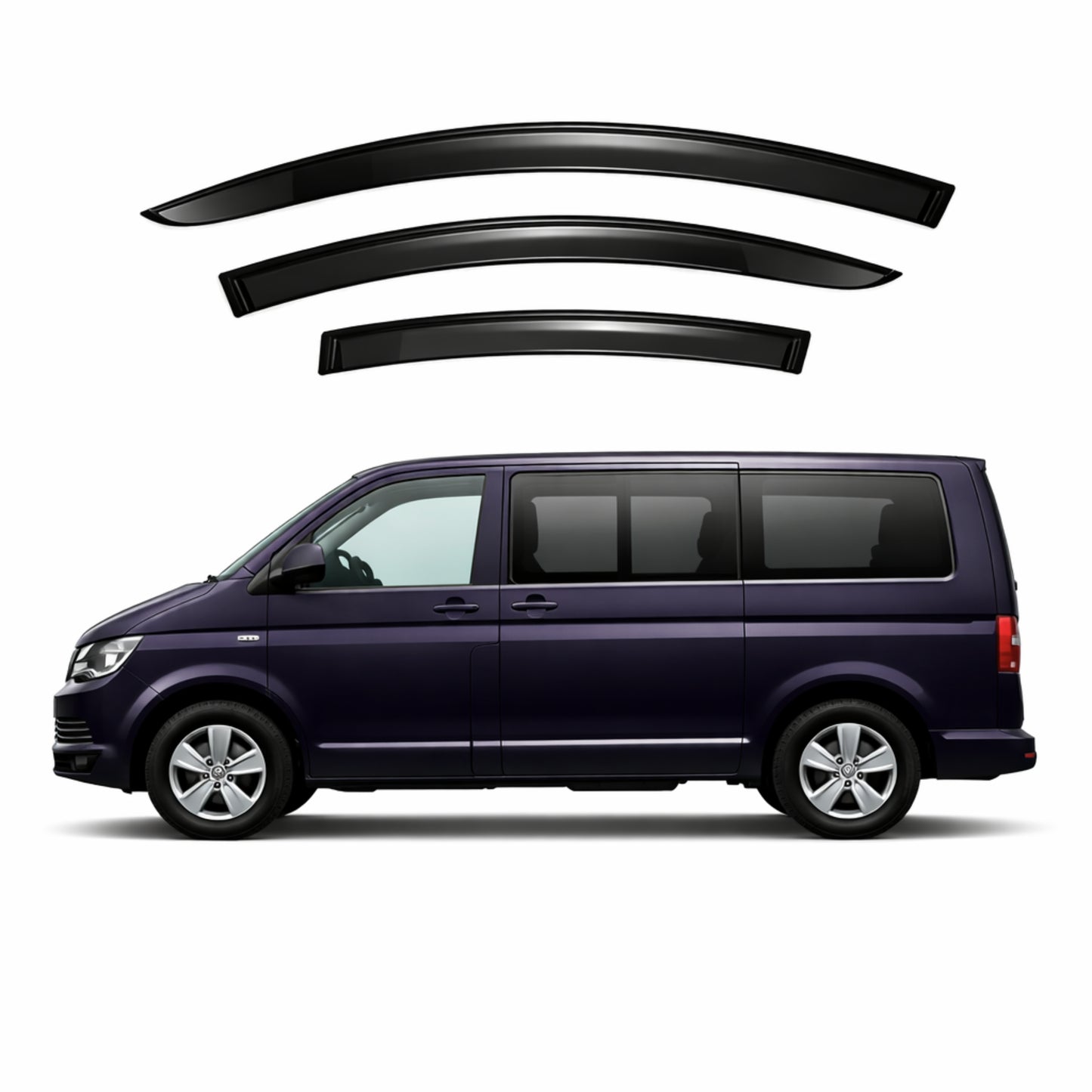 Volkswagen Transporter/Multivan/Caravelle Car Weather Shields (T5/T6; 2003-2022)
