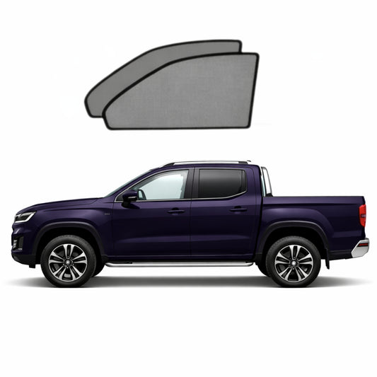 Ford Ranger 4th Generation | Volkswagen Amarok 2nd Generation Front Door Car Window Shades (P703; 2022-Present)