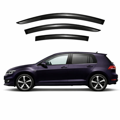 Volkswagen Golf Hatchback 7th Generation Car Weather Shields (MK7/MQB/Typ 5G; 2012-2020)