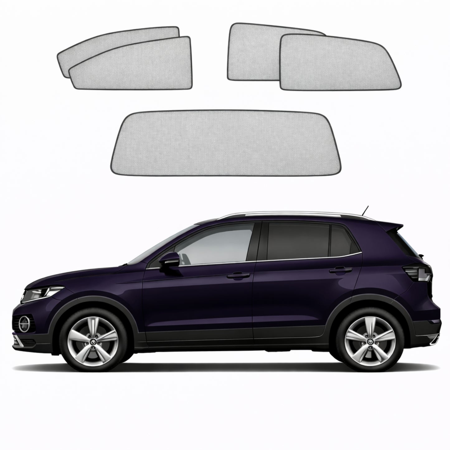 Volkswagen T-Cross Car Window Shades (2018-Present)