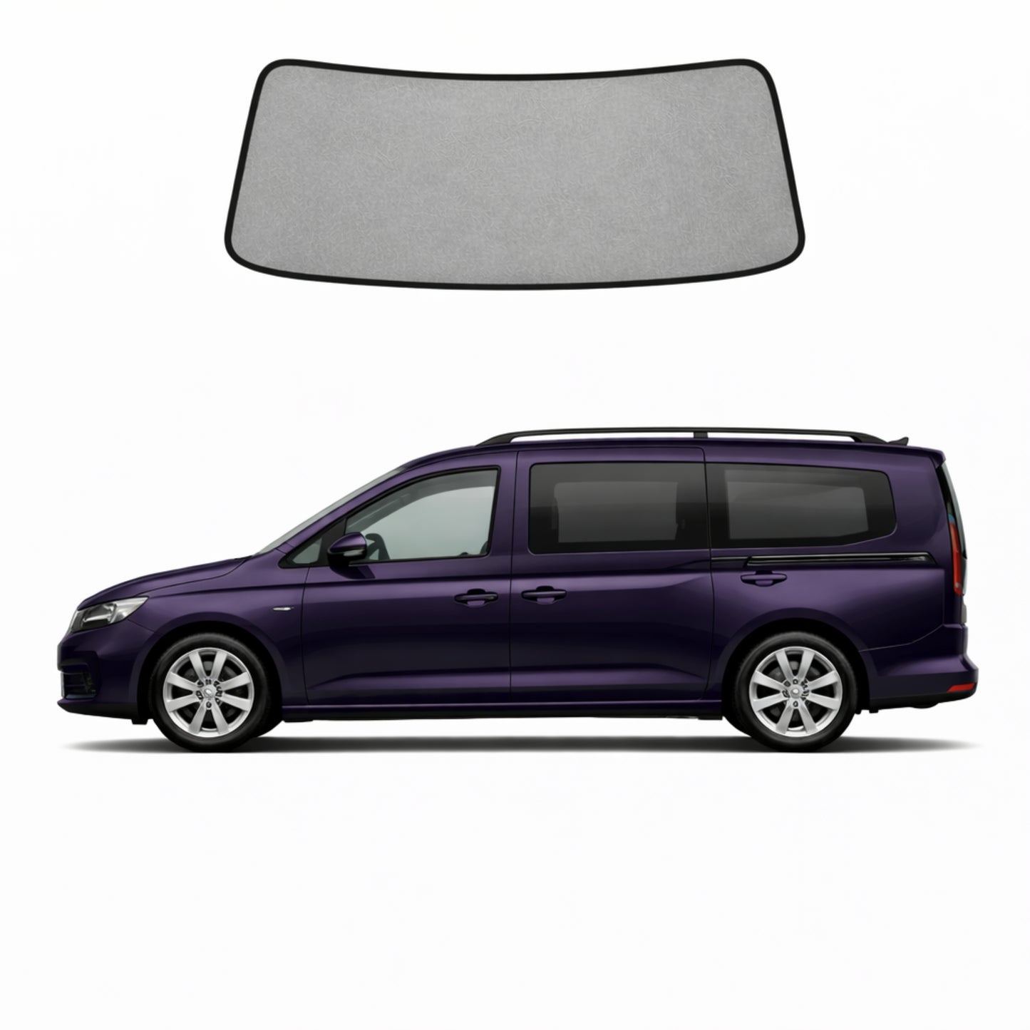 Volkswagen Caddy/Caddy Maxi 4th Generation Front Windscreen Sun Shade (Typ SB; 2020-Present)