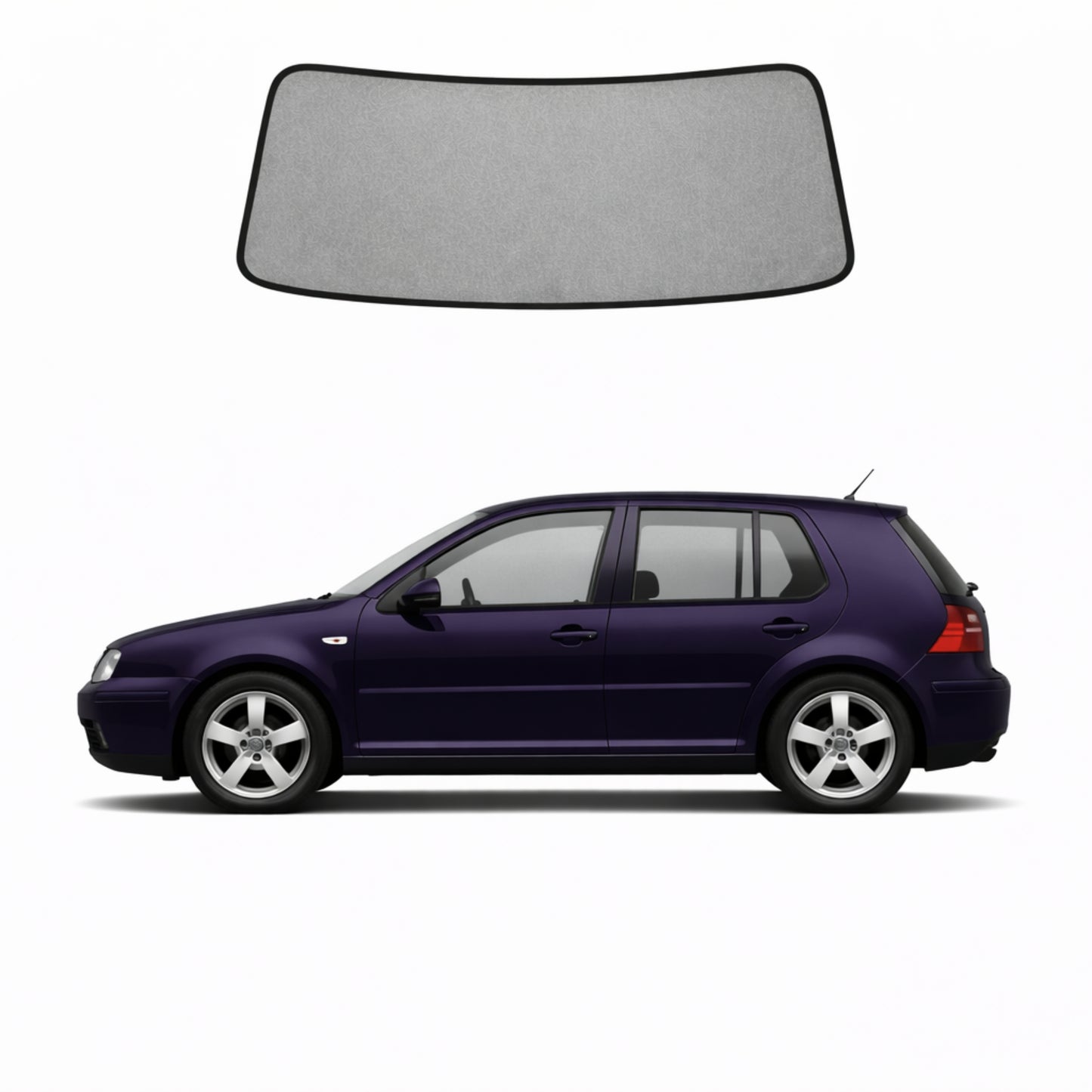 Volkswagen Golf Hatchback/Wagon 4th Generation Front Windscreen Sun Shade (MK4/A4/Typ 1J; 1997-2006)