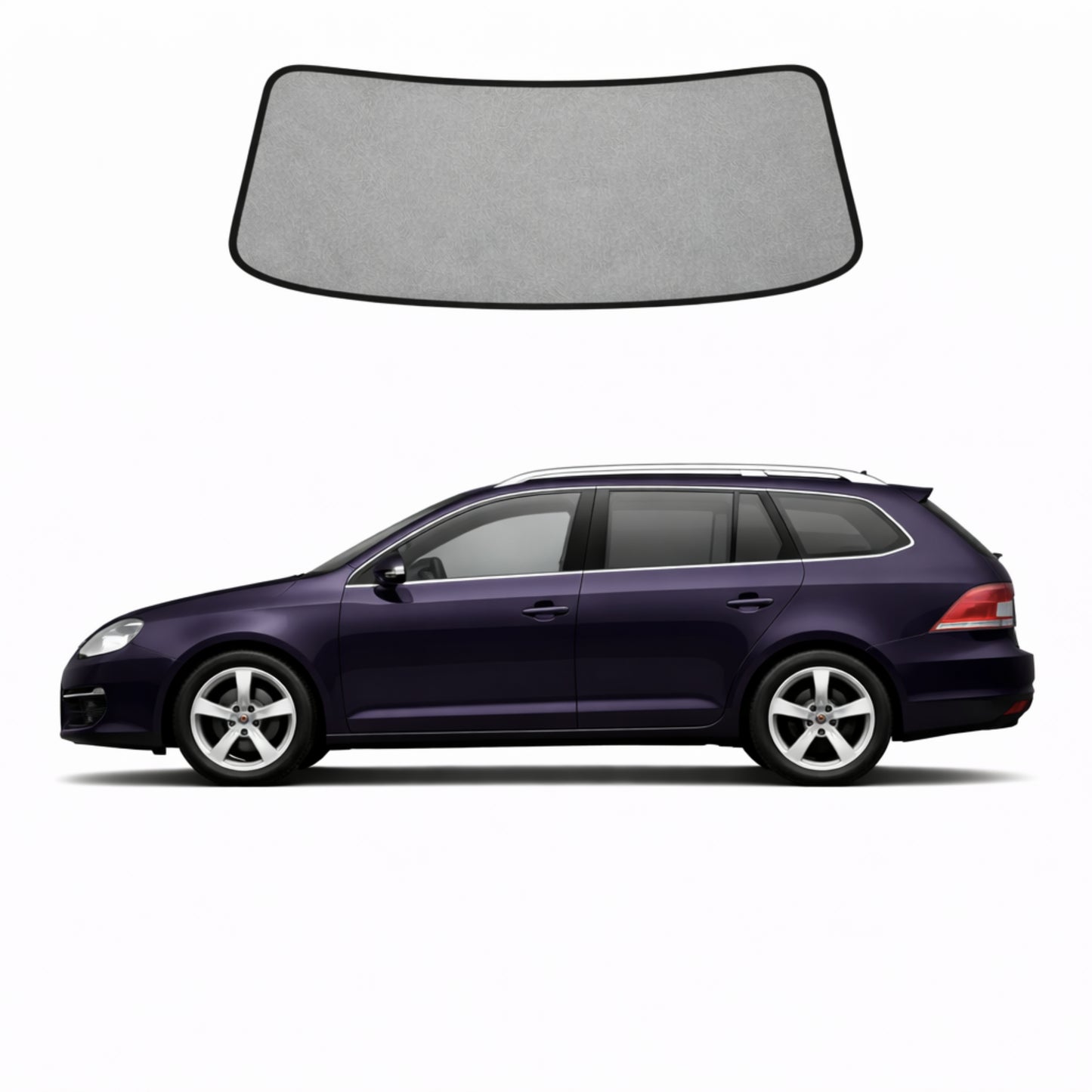 Volkswagen Jetta Sedan/Wagon 5th Generation Front Windscreen Sun Shade (A5/Typ 1K5; 2006-2011)
