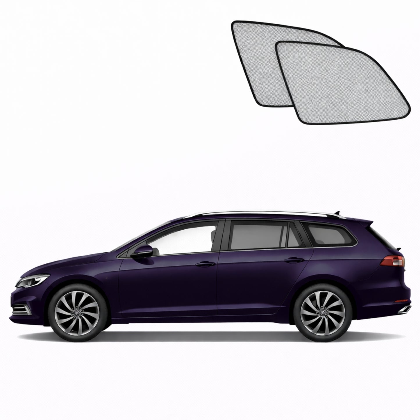 Volkswagen Golf Wagon 8th Generation Port Window Shades (MK8/MK8.5; 2020-Present)