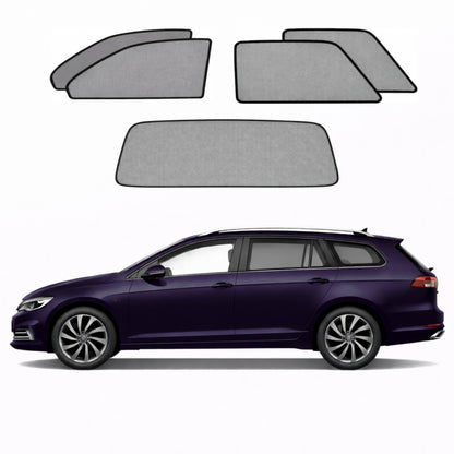 Volkswagen Golf Wagon 8th Generation Car Window Shades (MK8/MK8.5; 2020-Present)