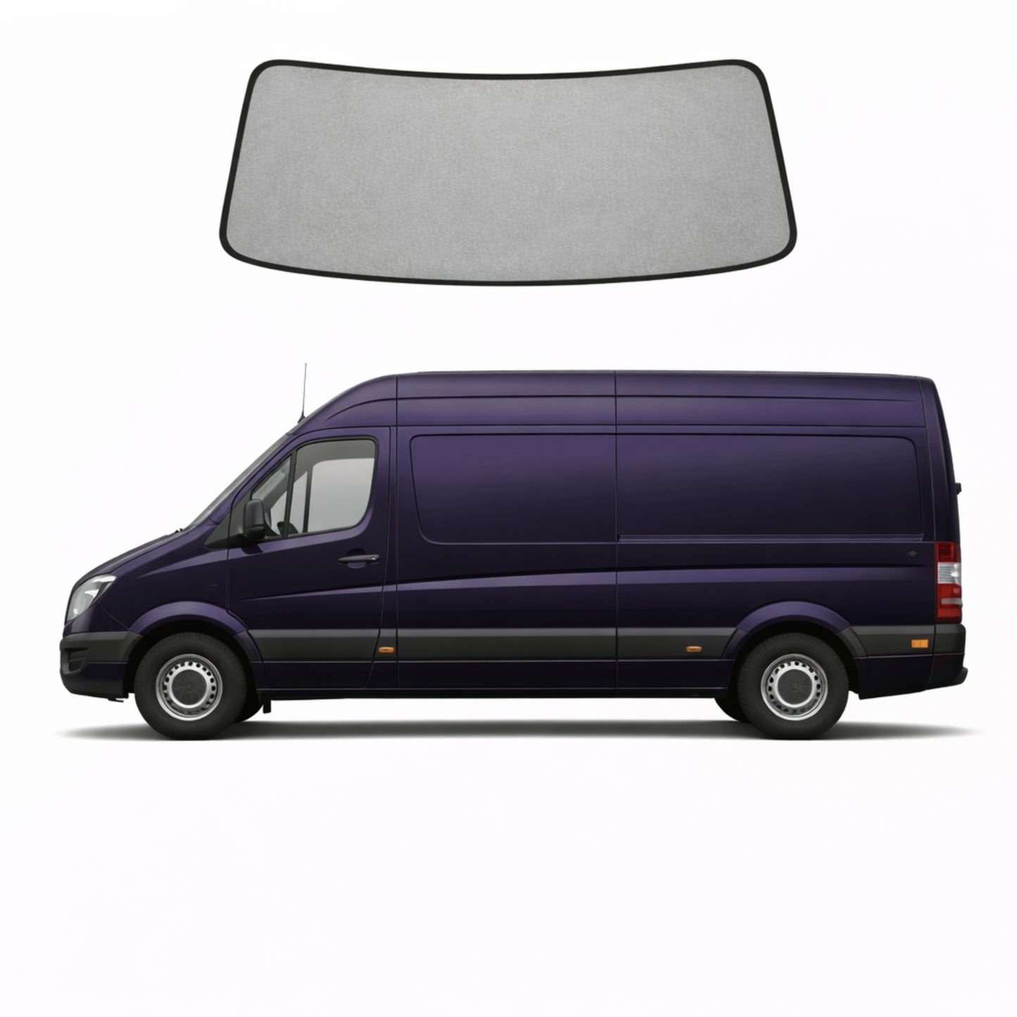 Mercedes-Benz Sprinter | Freightliner Sprinter | Volkswagen Crafter 2nd Generation Front Windscreen Sun Shade (906/NCV3; 2006-2018)