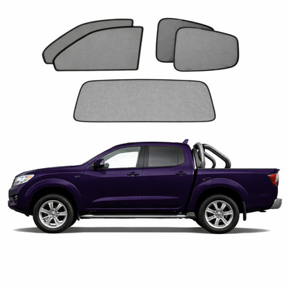 Nissan Navara 2nd Generation Car Window Shades (D40; 2004-2021)