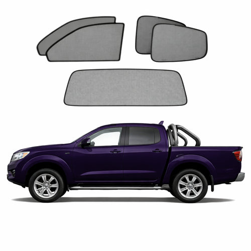 Nissan Navara 2nd Generation Car Window Shades (D40; 2004-2021)